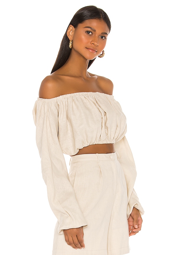 view 2 of 4 Anna Top in Sandstone Beige