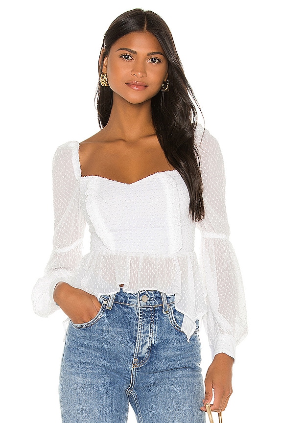 Song of Style Clara Top in White | REVOLVE