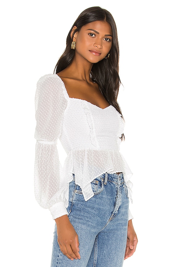 view 2 of 5 Clara Top in White