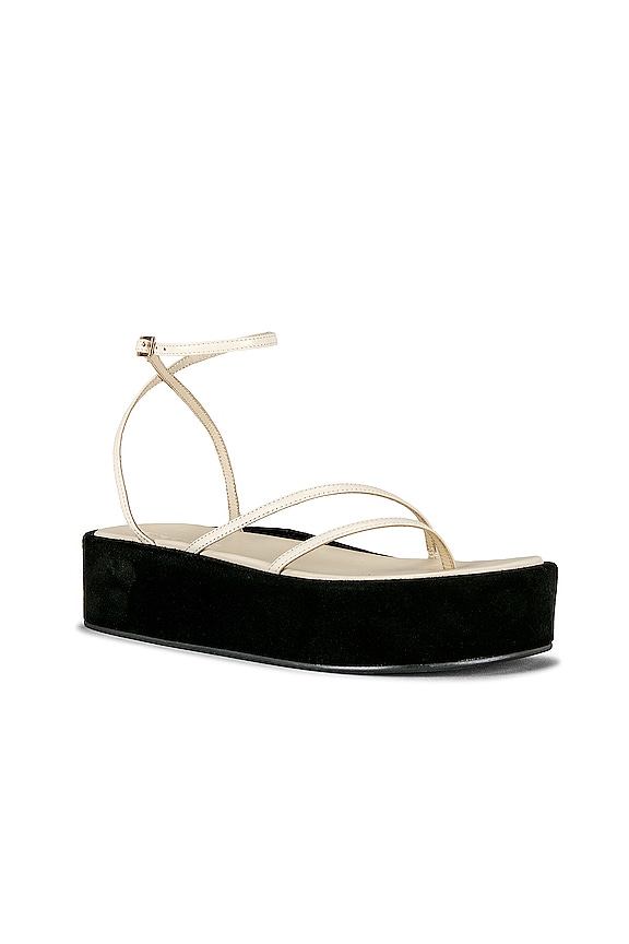 view 2 of 5 Sophie Flatform Sandal in Bone White