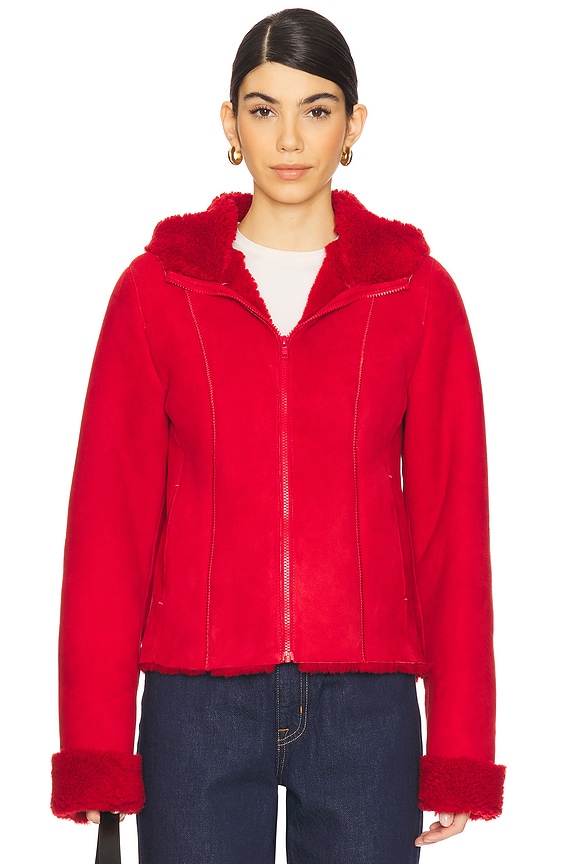 view 2 of 5 Milena Jacket in Racing Red