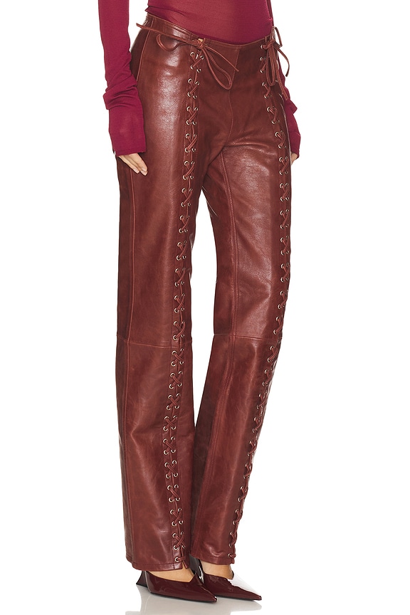 view 2 of 6 パンツ in Burgundy