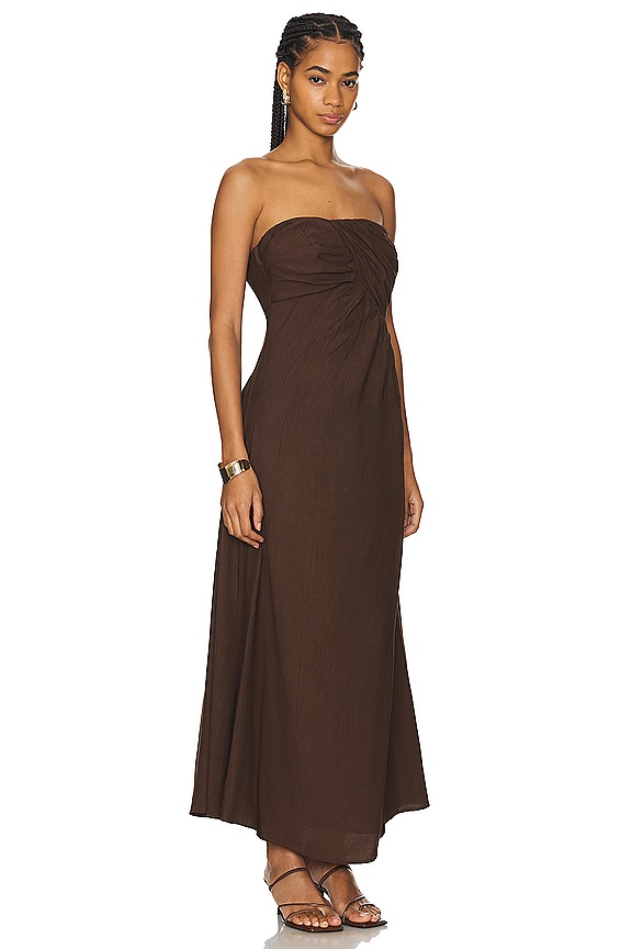 view 2 of 3 Seaira Maxi Dress in Cocoa Bean