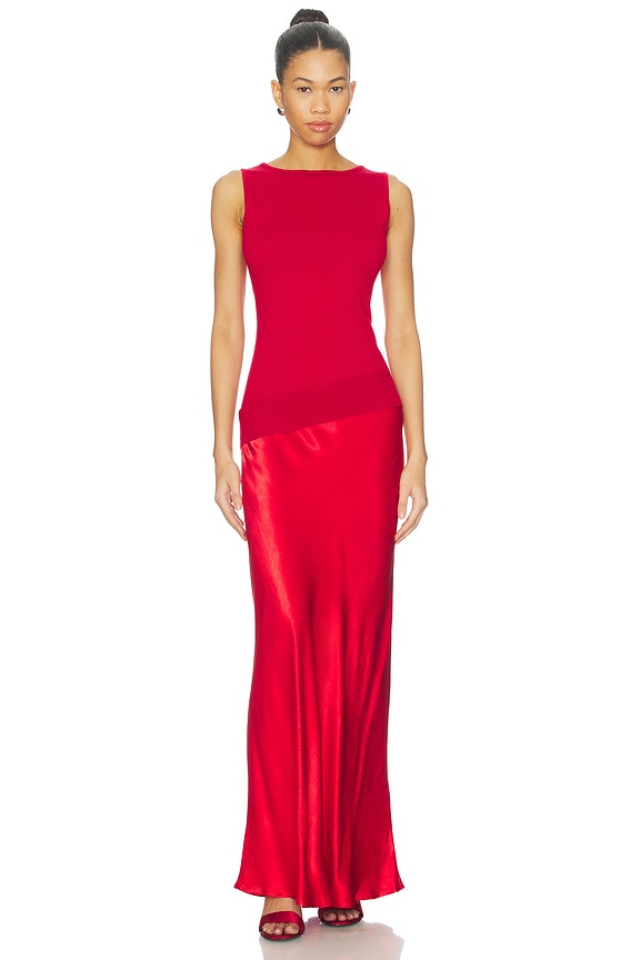 view 2 of 4 Verse Combo Knit Sweater in Poppy