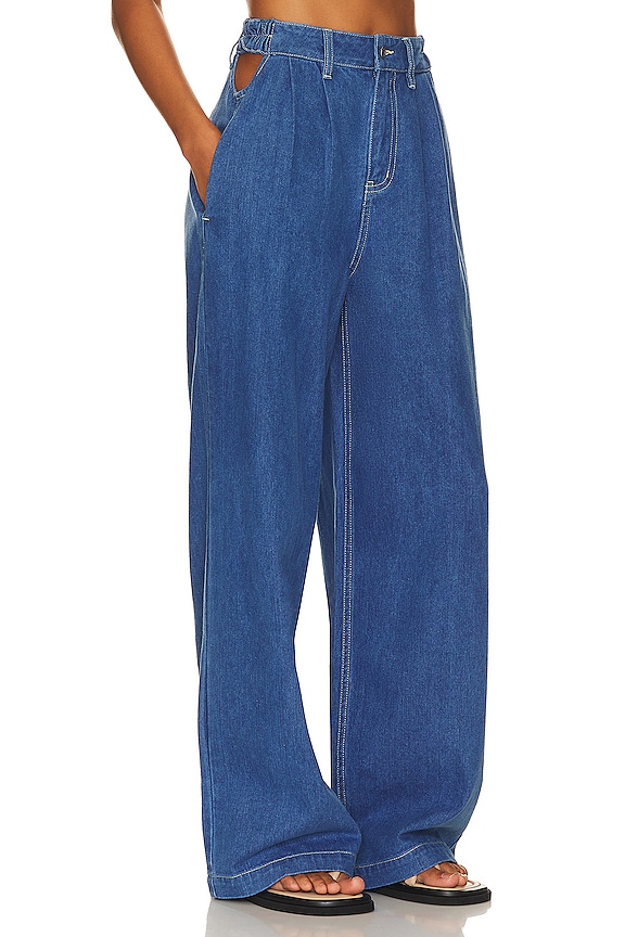 view 2 of 4 Advance Denim Pant in Mid Blue