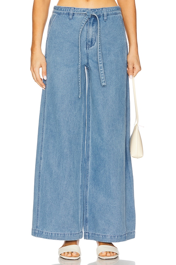 view 1 of 6 Everleigh Wide Leg Pant in Indigo