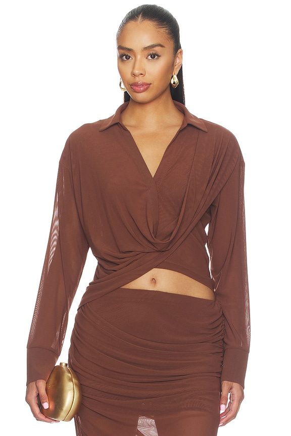 view 2 of 5 Selen Shirt in Mocha