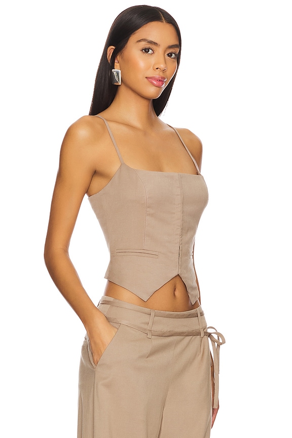 view 2 of 4 Alert Top in Taupe