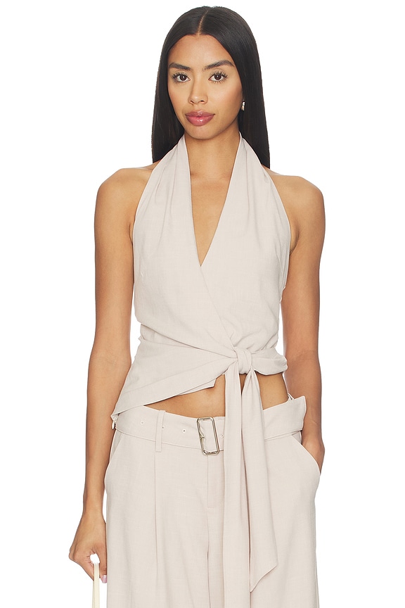 view 1 of 4 Deena Top in Beige