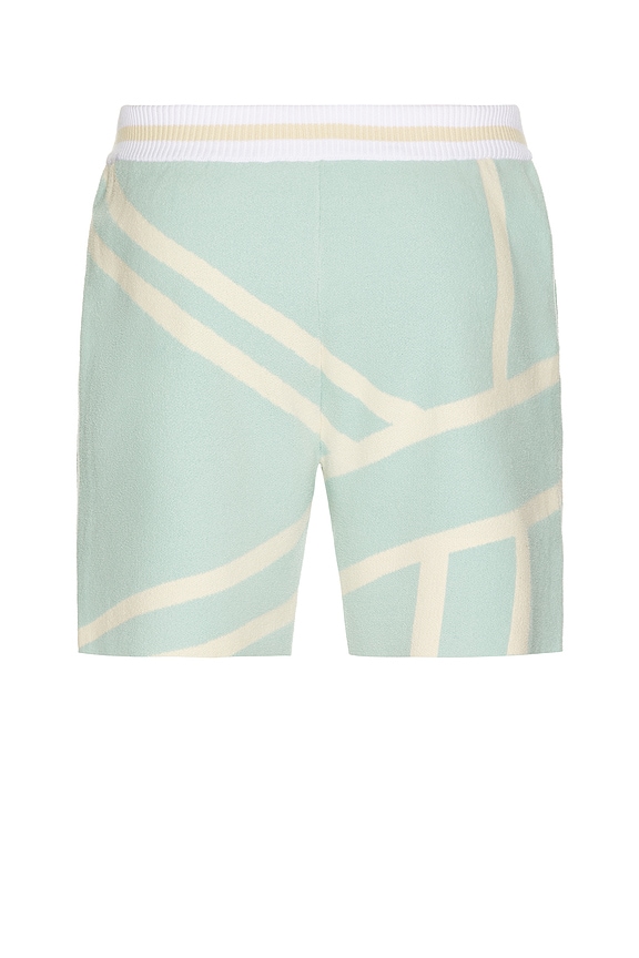 view 2 of 5 Zeppelin Short in Sea Glass & Pale Yellow