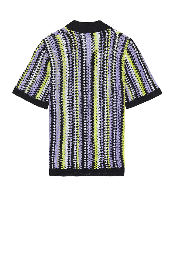 view 2 of 4 Arthur Crochet Shirt in Black & Multi