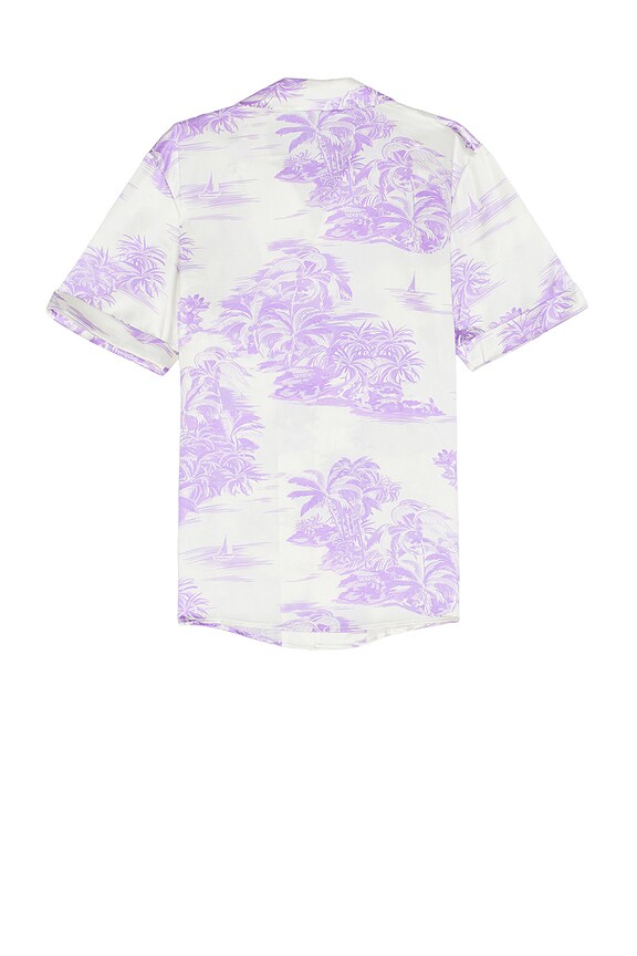 view 2 of 3 Brenden Silk Shirt in Lavender Island