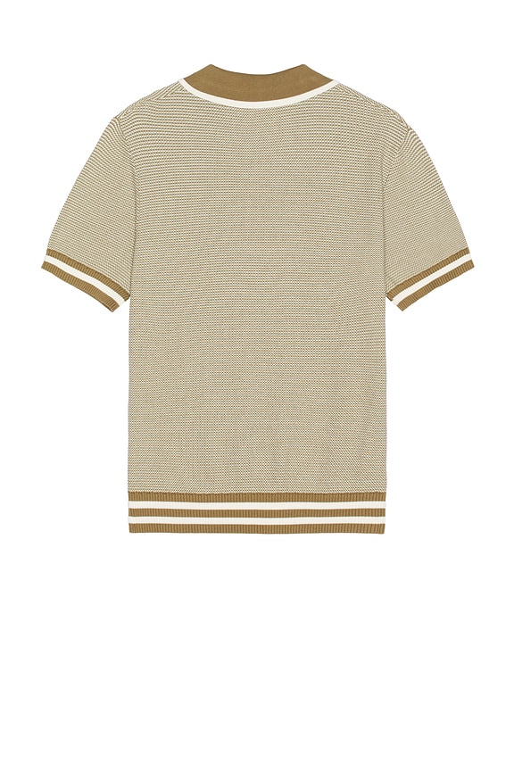 view 2 of 4 Ethan Knit Polo in Khaki Green