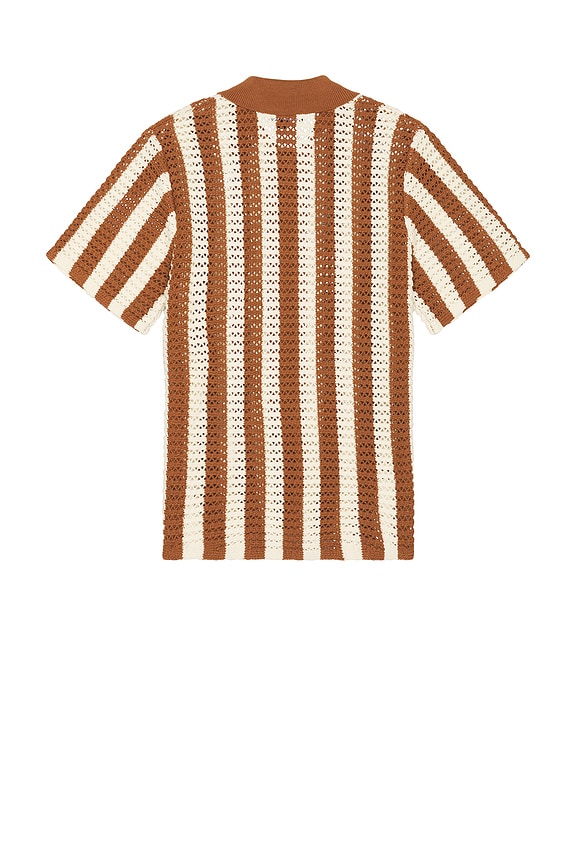 view 2 of 4 CAMISA in Terracotta & Eggshell