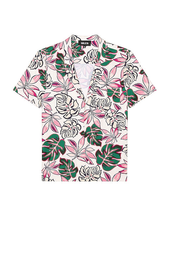 view 1 of 4 Malibu Shirt in White Tropical