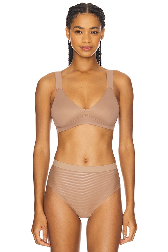 view 1 of 4 Spanxsmooth Bra-lleujah Unlined Bralette in Cafe Au Lait