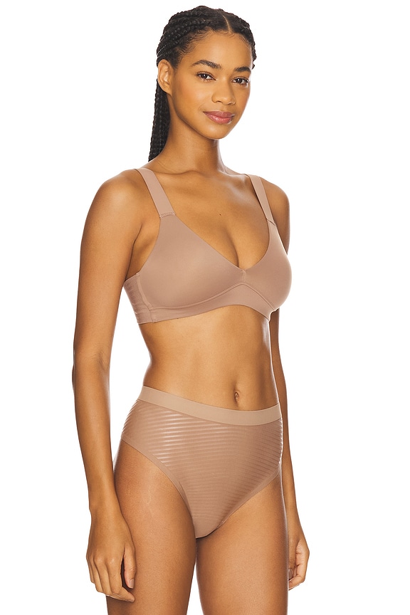 view 2 of 4 Spanxsmooth Bra-lleujah Unlined Bralette in Cafe Au Lait