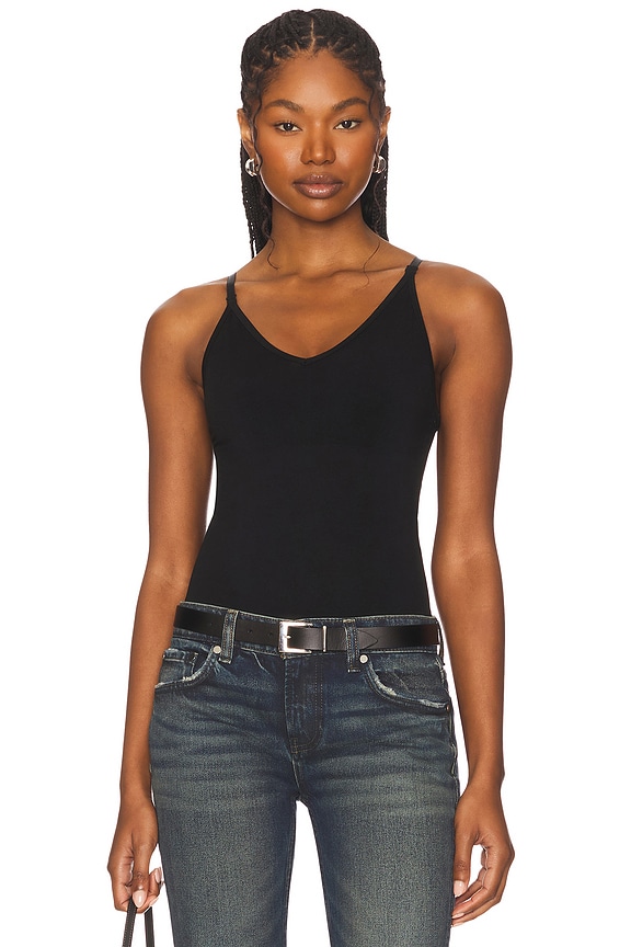 view 1 of 5 Sculpt Thong Bodysuit in Very Black