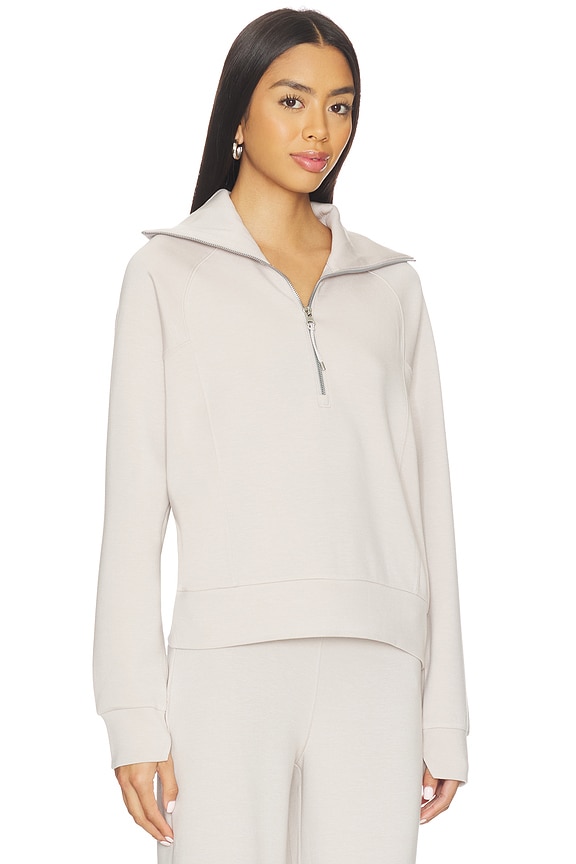 view 2 of 4 AIRESSENTIALS 하프 지퍼 in French Grey