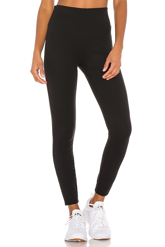 SPANX Ponte Ankle Leggings in Classic Black | REVOLVE