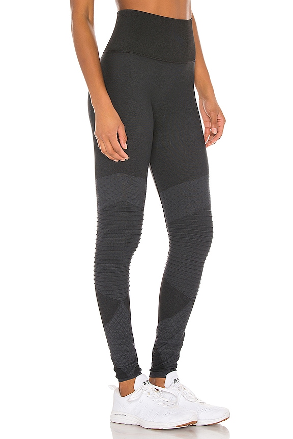 view 2 of 4 Look at Me Now Seamless Moto Legging in Very Black