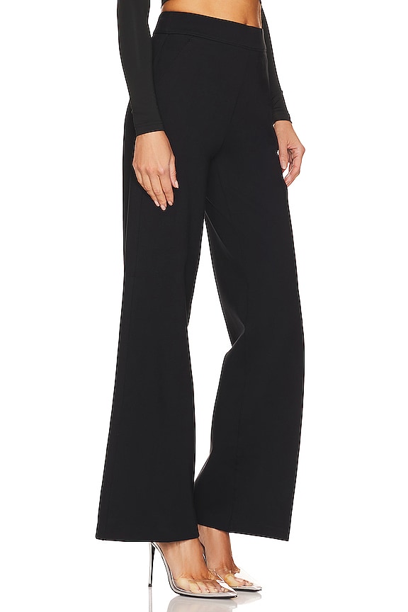 view 2 of 4 SPANXsmooth​™ PerfectFit Ponte Wide Leg Pant in Classic Black