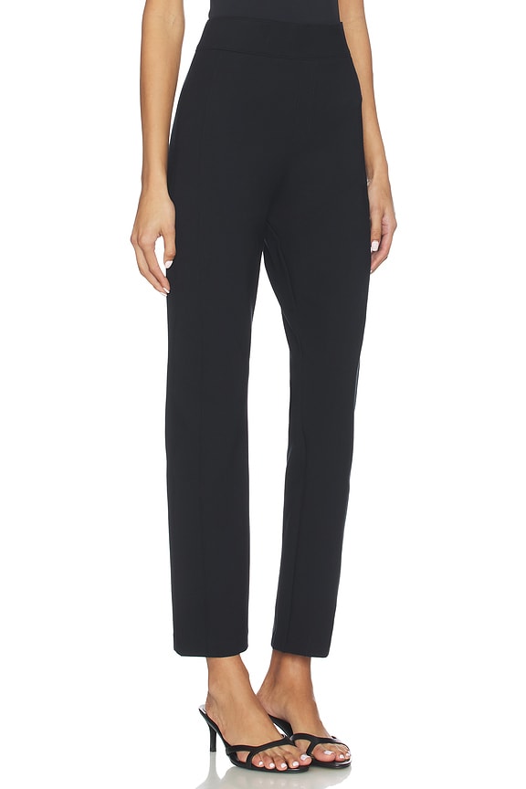 view 2 of 6 Spanxsmooth Ponte Slim Straight in Very Black
