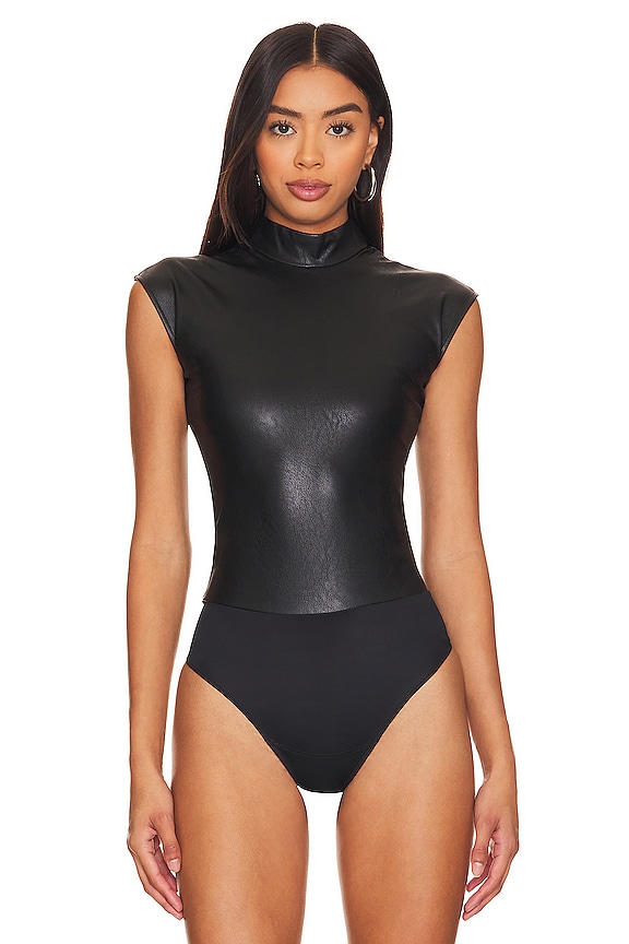 view 2 of 5 БОДИ С ВЫСОКИМ ВОРОТОМ in Luxe Black