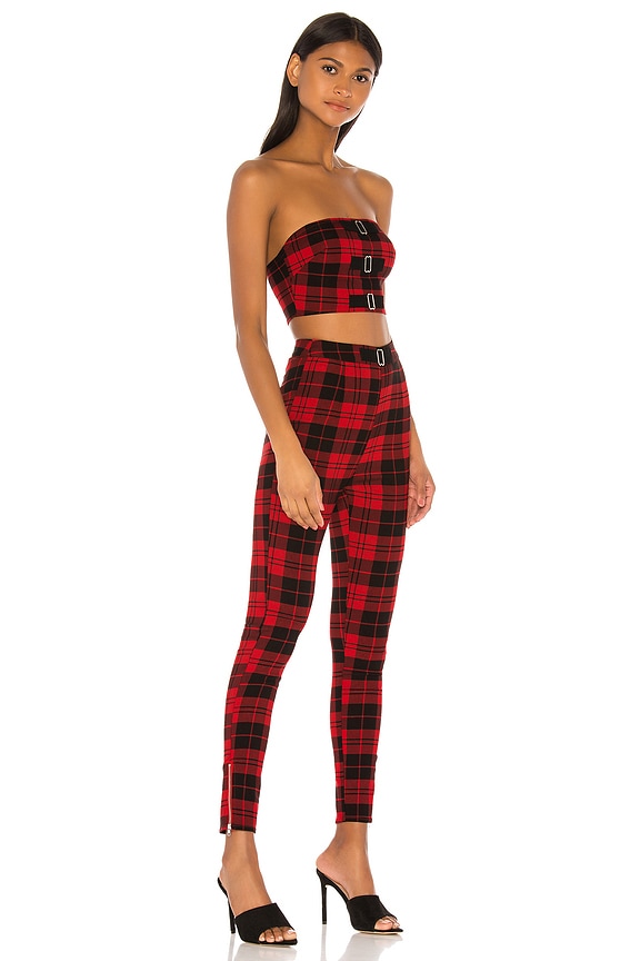 view 2 of 3 Jalina Strapless Pant Set in Red Multi