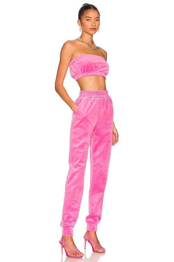 view 2 of 3 Penelope Velour Pant Set in Pink