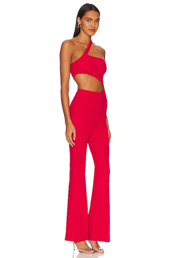 view 2 of 3 Emilie Cut Out Jumpsuit in Red