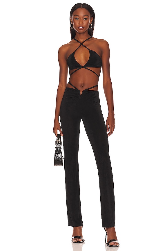 view 1 of 3 Irene Strappy Pant Set in Black