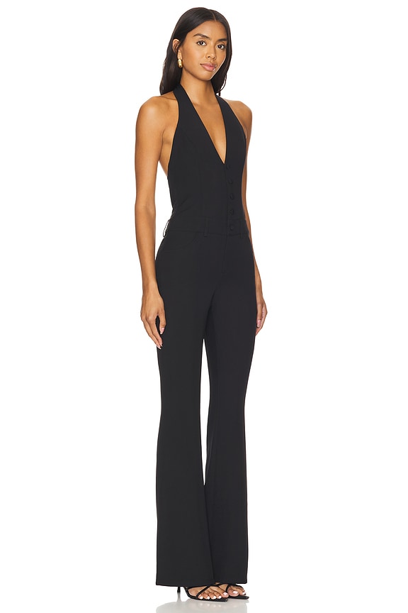 view 2 of 3 Johnalyn Low Back Jumpsuit in Black
