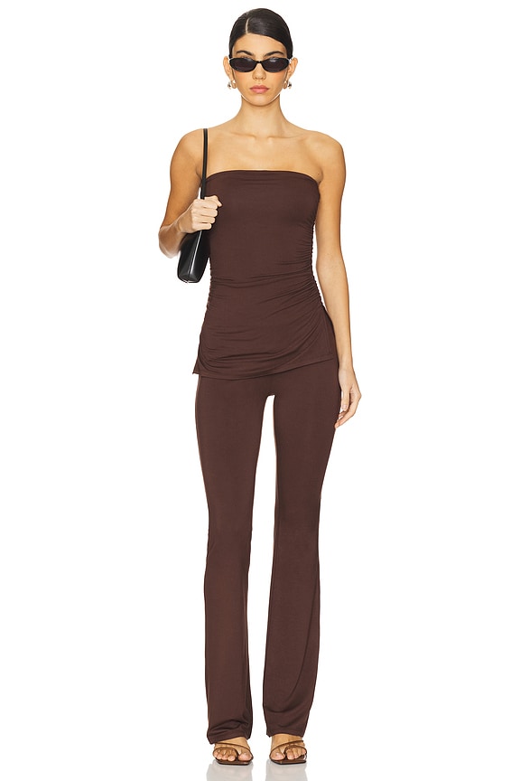 view 1 of 3 Annalise Pant Set in Brown