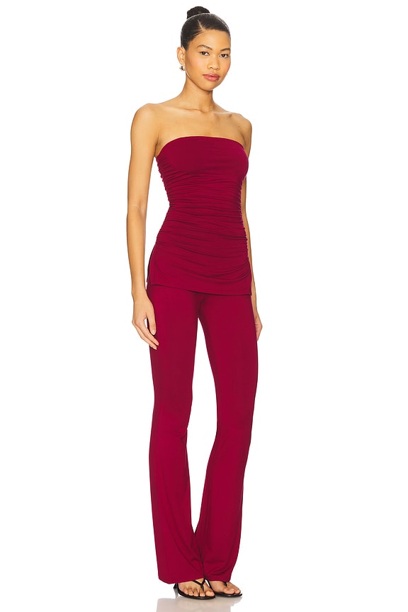 view 2 of 3 ENSEMBLE PANTALON ANNALISE in Oxblood