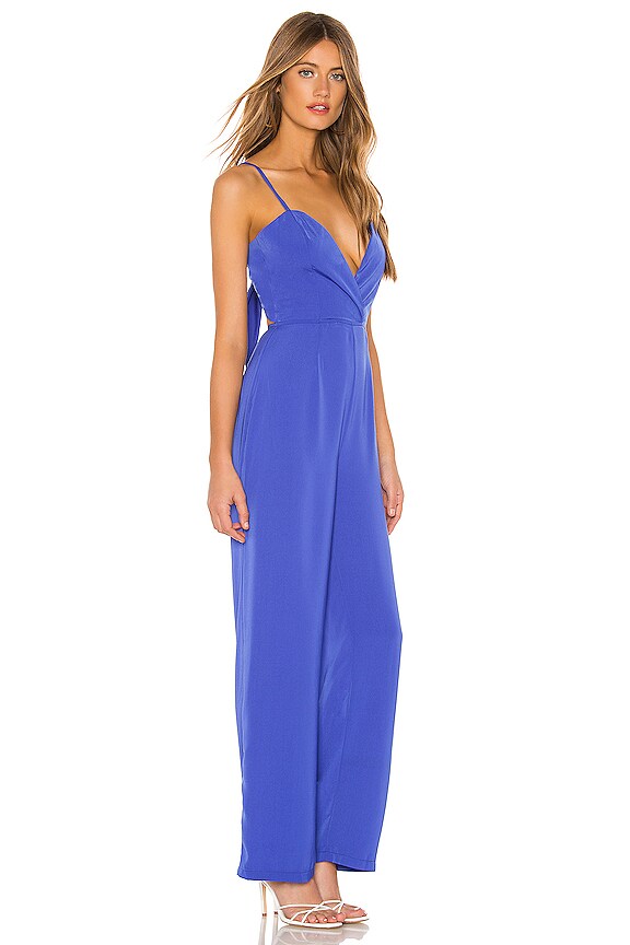 view 2 of 4 JUMPSUIT PIERNA ANCHA ABIGAIL in Cobalt Blue