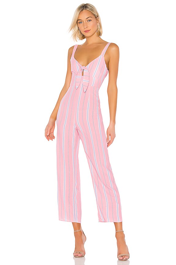 view 1 of 3 Kimbra Jumpsuit in Pink Stripe
