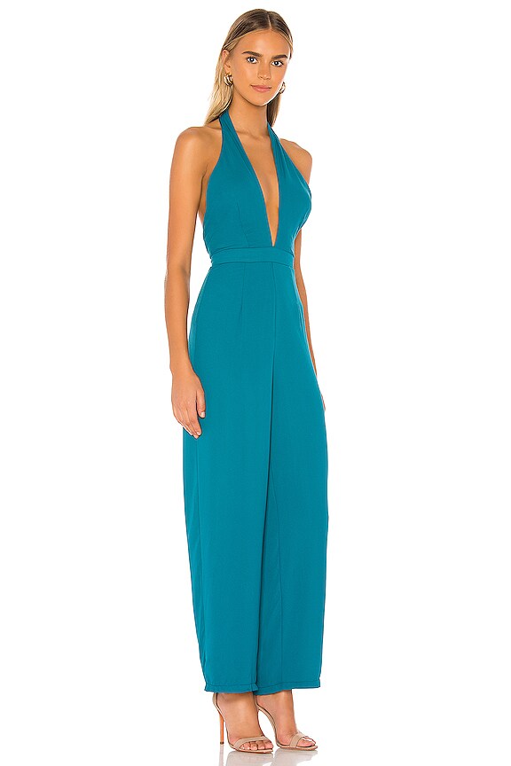view 2 of 3 JUMPSUIT HALTER KELLY in Teal