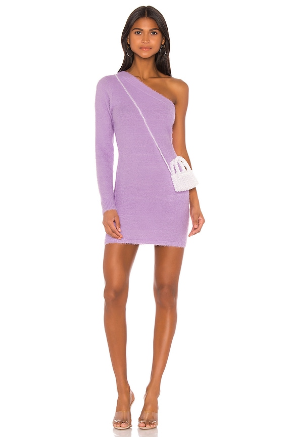 view 1 of 4 Christine One Shoulder Dress in Lavender