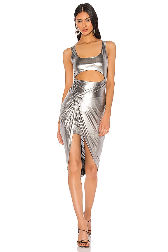 Jamia Twist Front Maxi Dress