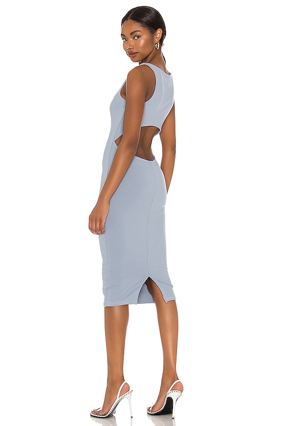 view 1 of 4 Gail Tank Dress in Dusty Blue
