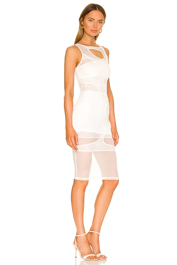 view 2 of 3 ROBE AMALIA in White