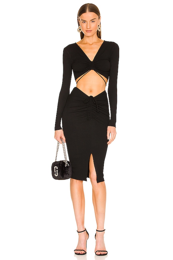 view 1 of 3 Odelia Skirt Set in Black