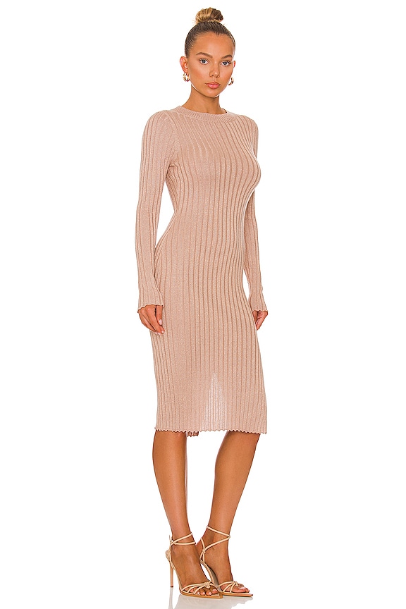 view 2 of 4 Aliza Sweater Dress in Taupe