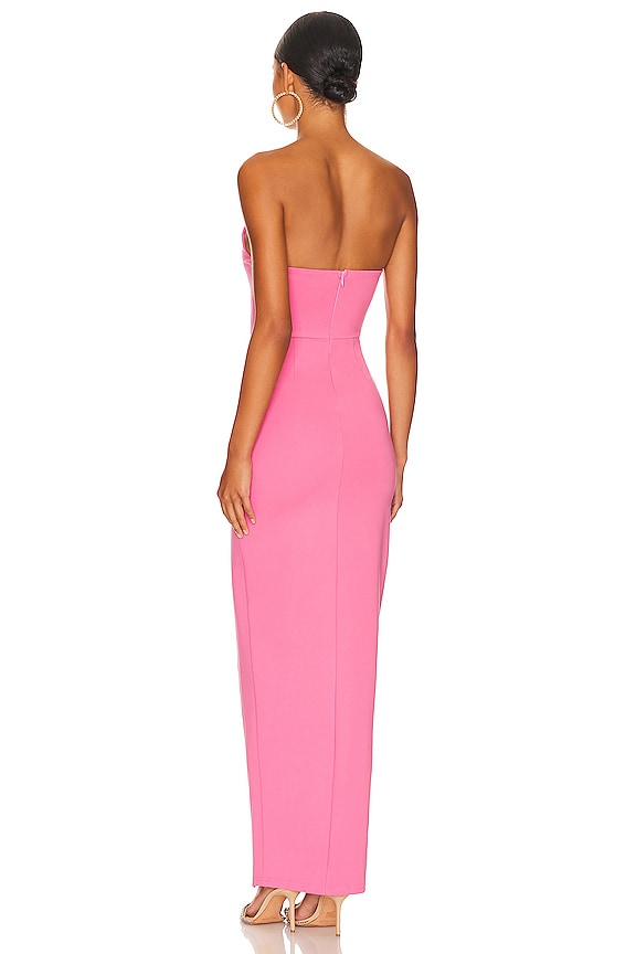 plus size silver sequin dress La Femme Women's Stretch Gown in | 12W maxi dresses Color:Rustic Walnut Pink Shoulder Pads Dress This plus size dress
