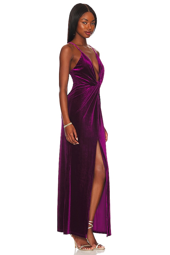 view 2 of 3 VESTIDO AURORA in Grape