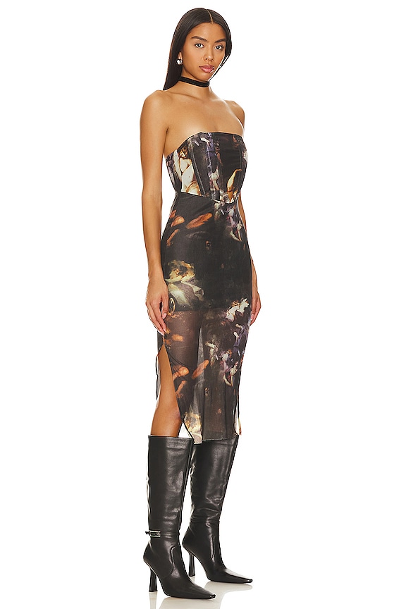 view 2 of 3 VESTIDO MIDI in Multi