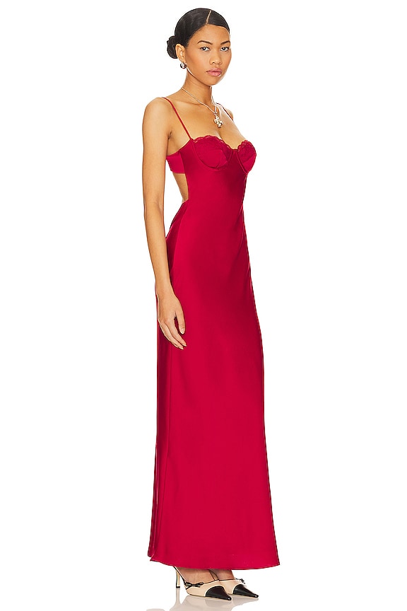 view 2 of 3 ROBE WOMEN'S in Crimson