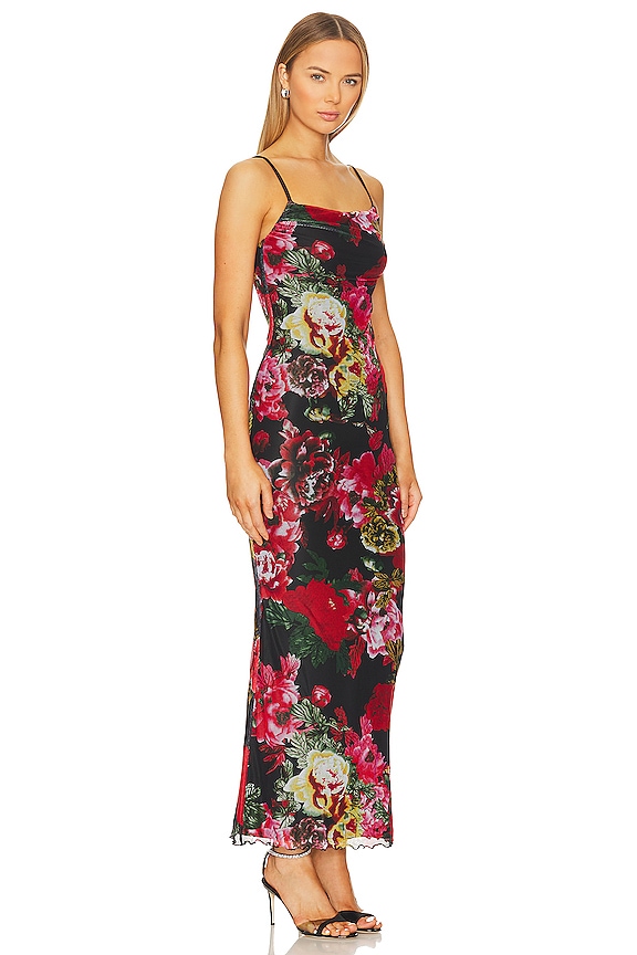 view 2 of 3 ROBE MAXI MOLLY in Black Floral