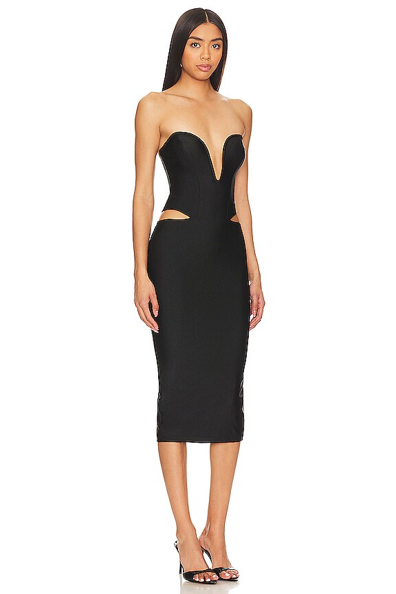 view 2 of 3 Toria Midi Dress in Black
